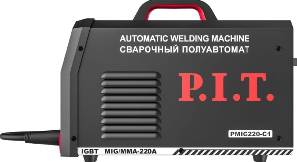 Сварочный полуавтомат PMIG220-С1 (220А,ПВ-60,MMA 1,6-5мм, 7,5кВт, MIG 0,8-1,0мм,) P.I.T.