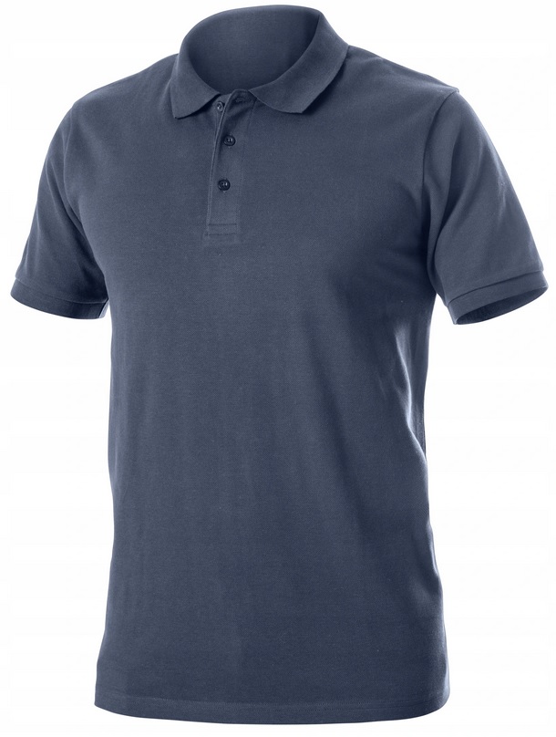 Рубашка-поло хлопкова темно-синяя S (48) HOEGERT