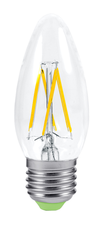 Лампа LED-СВЕЧА-PREMIUM 5Вт 220В Е27 4000К 450Лм ASD