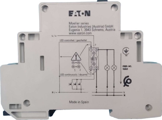 Импульсное реле  LED Z-SB23/SS со встроенным LED, 24B DC, 16A