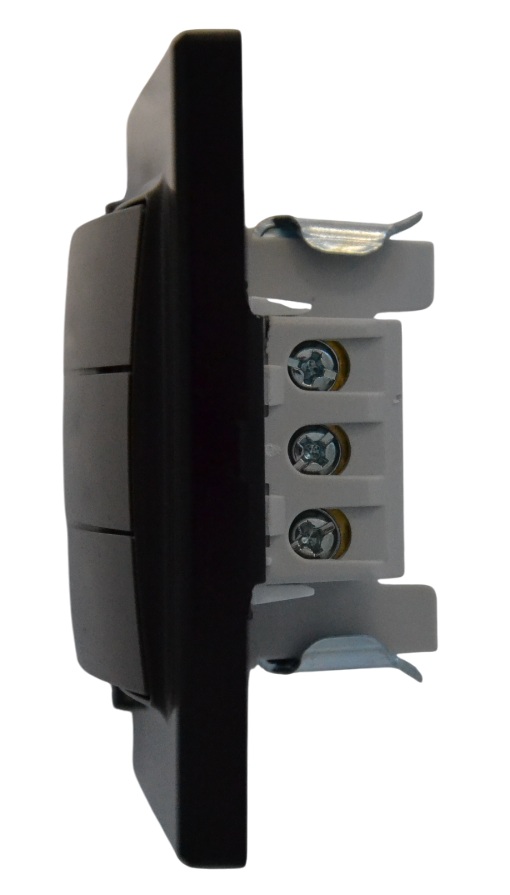 Выключатель 3-кл. чёрный SD-P1010B "Standard" AWSproducts