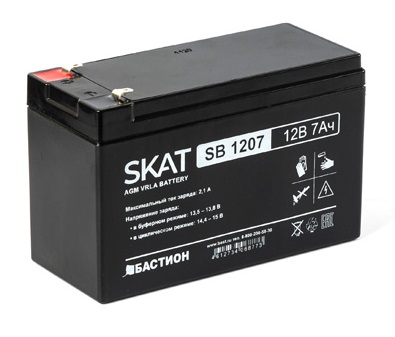 Аккумуляторная батарея SKAT SB 1207 (12В 7Ач)