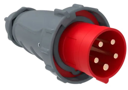 Вилка переносная ССИ-035 63А-6ч/200/346-240/415В 3Р+РЕ+N IP67 MAGNUM ИЭК
