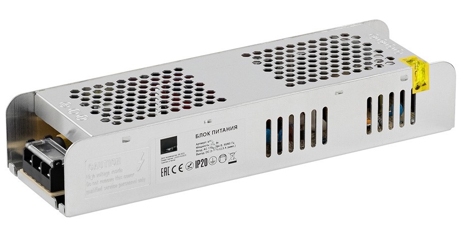 Блок питания для светодиодных лент 24V 250W IP20 Strait