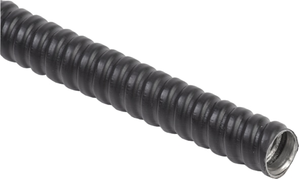 Металлорукав в ПВХ изол. 15 черный Р3-ЦП нг IEK (20м), уп