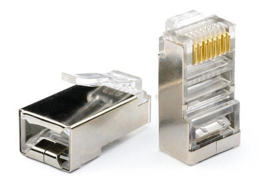 Коннектор RJ45 8P8C под витую пару Cat.6e экран. (в уп.20шт.) RIPO