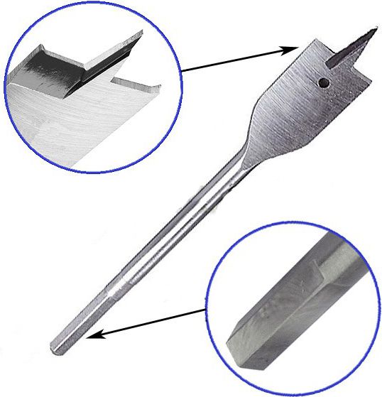 Плоское резцовое сверло 18х150 (D-07749) Makita