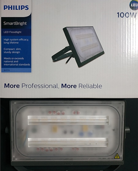 Прожектор светодиодный BVP174 LED95/NW 100W WB GREY CE 9500lm 4000K