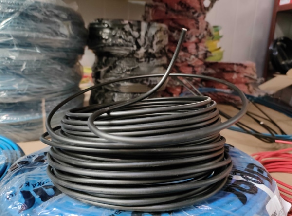 Провод DY 1* 1 (ПВ1) 300/500V (H05V-U) (только бухтами,100м) ЧЕРНЫЙ