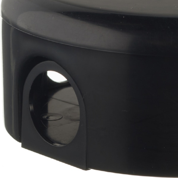 Распределительная коробка  110мм (черный) (пластик) с гермовводами