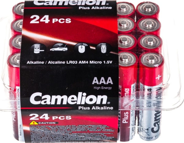 Элемент питания Camelion LR03 Plus Alkaline PB-24 1.5В (уп.24шт)