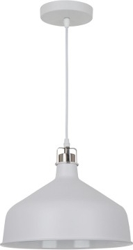 Camelion PL-425L С71 Белый + хром (Светильник подвесной Amsterdam,  1х E27, 60Вт, 230В, металл)