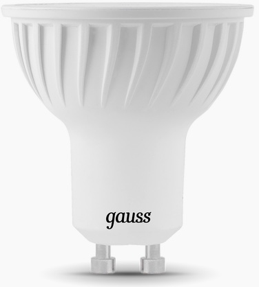 Лампа GAUSS LED GU10 5W 220V  3000К 500Lm