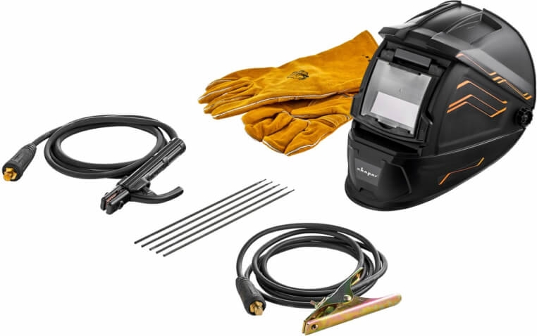 Сварочный аппарат инвертор REAL SMART ARC 200  Black (маска+краги), 
(Z28303), (200А, 270В), Сварог