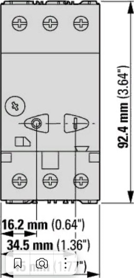 Авт. защиты эл. двигателя PKZM01-25 (20-25А)-3 pol