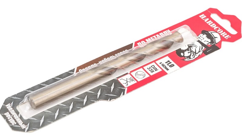 Сверло по металлу 11,0 мм Co5% Hardcore
