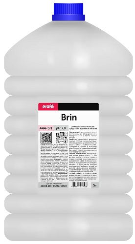 Универсальное моющее средство с ароматом лимона, для полов, стен и т.д. Profit Brin 5л ПЭТ, (4шт/кор