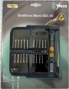 Набор инструментов Kraftform Kompakt Micro-Set ESD/20 SB (20 предметов)
