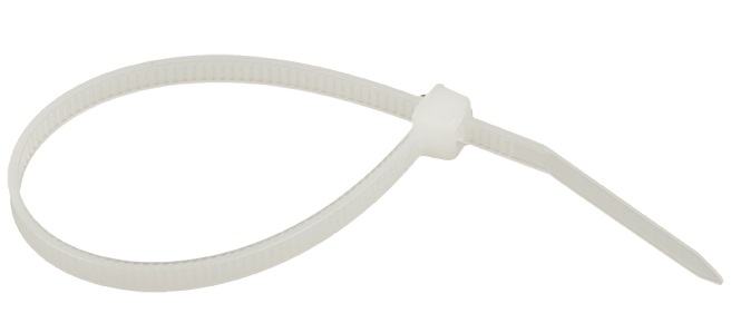 Хомут 3,6*150 белый нейлон (100 шт.) Basic (EKF), уп