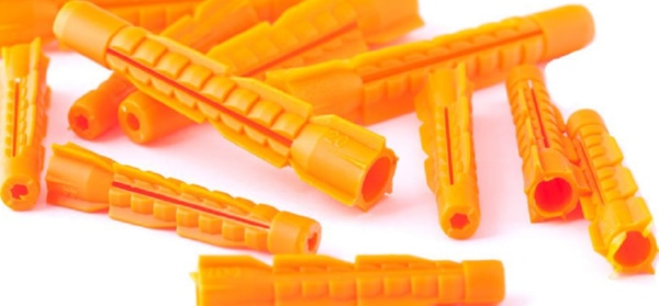 Дюбель трехраспорный 10*61 (40 шт.) (Стройбат), уп