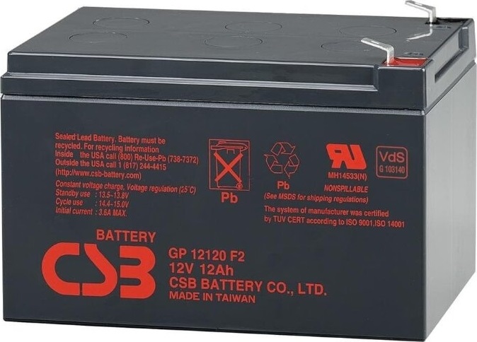Аккумуляторная батарея CSB GP 12120 (12В 12Ач) (151x98x94) (1уп-6шт)