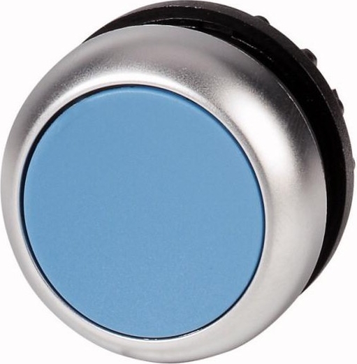 Кнопка M22-DR-B синяя с фиксацией