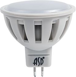 Лампа светодиодная LED-JCDR 7.5Вт 220В GU5.3 4000К 675Лм ASD