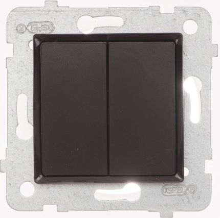 Выключатель LP-2Q/M/49 1601  2кл. (без рамки)