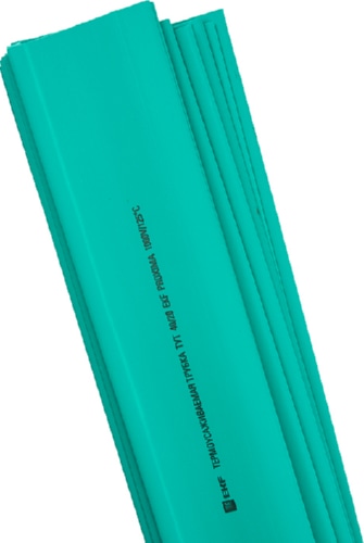 Термоусаживаемая трубка ТУТнг 20/10 зеленая (1м) PROxima (EKF)