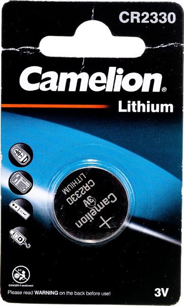 Элемент питания Camelion CR2330 BL-1 (литиевая,3V)
