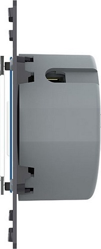 Выключатель сенсорный 2-кл. Quadro Белый Livolo