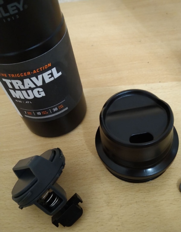 Термокружка STANLEY Classic 0.47L One hand 2.0  Черная