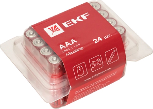 Батарейка LR03 EKF BOX-24