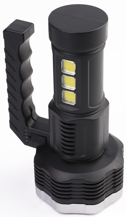 Фонарь Ultraflash LED51537  (фонарь акк 4В, черн., 16LED, 3 Вт, 4 реж, Micro USB, бокс)