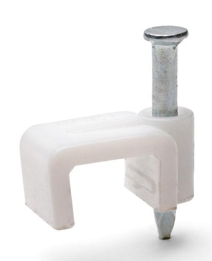 Скоба пластиковая СПП 10 (25шт) (Fortisflex), уп