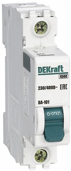 Автоматический выключатель ВА-101 B32/1 4.5кА Dekraft