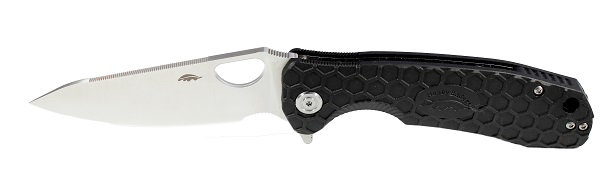 Нож Honey Badger Leaf L (HB1288) с чёрной рукоятью