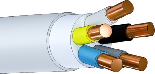 Кабель YDY  5* 1,5 (ВВГ) 450/750V