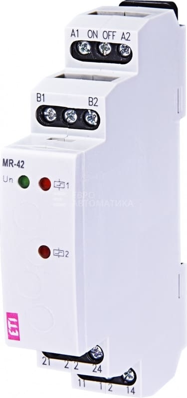 Импульсное реле MR-42 (2CO) 12 - 240AC/DC 16A