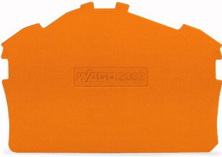Пластина боковая клемм 2002-64 оранж. WAGO