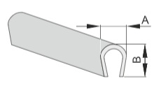 Кромка среза плиты OKB-1 (уп.-5м)