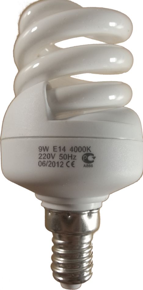Лампа ERS-22 9W (E-14) 4000K (100шт.) ELUX гарантия 14 дней