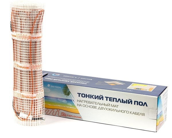 Нагревательный мат TEPLOCOM МНД-3,0 - 480 ВТ (3м2, 160вт/м2)