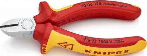 Диэлектрические бокорезы 125мм KNIPEX