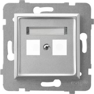 Корпус розетки компьютерной  двойной, без рамки GPK-2U/p/18 (2143)