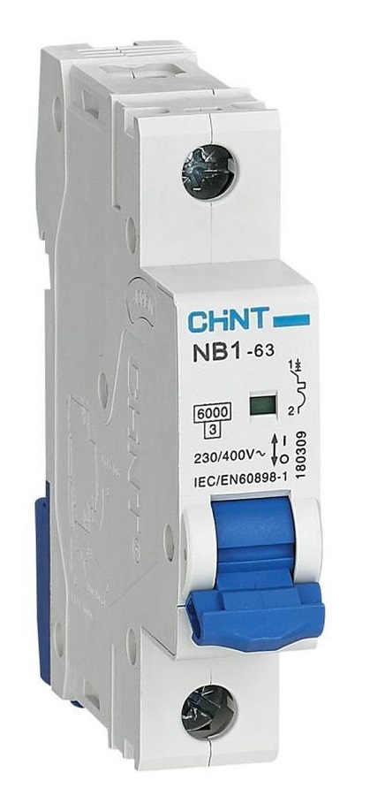 Автоматический выключатель NB1-63 D16/1 6кА CHINT