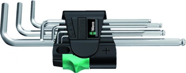 Набор Г-образных ключей 950/7 Hex-Plus Magnet 1 метр., хром