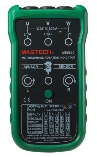 Детектор последовательности фаз MS5900 MASTECH, 13-1251