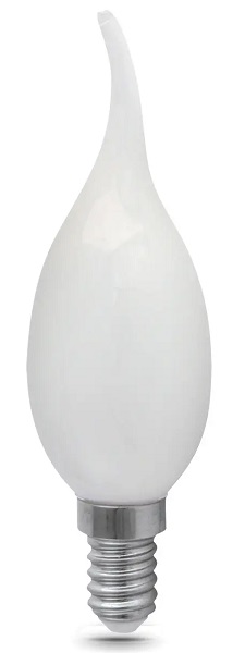 Лампа LED CB35 E14 2700К 5Вт 420Лм Filament на ветру OPAL Gauss, 