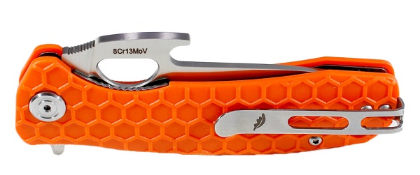 Нож Honey Badger Opener L (HB1056) с оранжевой  рукоятью